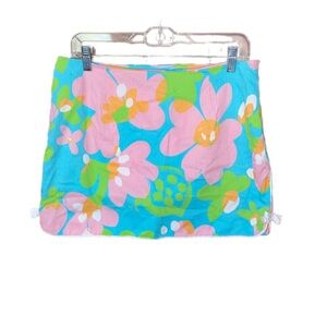 Lilly Pulitzer Cosette Skort in Shorely Blue Mojo